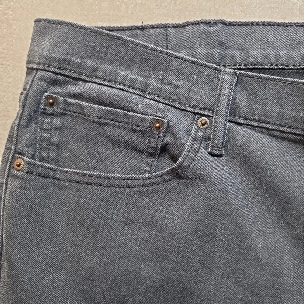 Levis 541 Jeans Men's 48x32 Athletic Taper Gray Denim